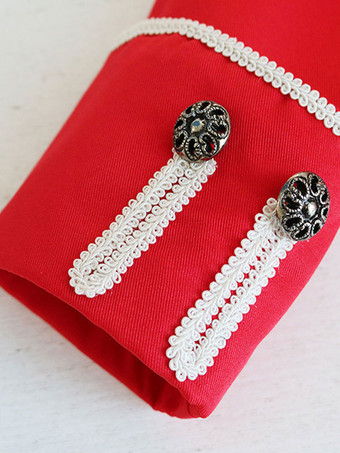 ヴィンテージ中世フロックコート男性スタンドカラージャケットハロウィンコスチューム制服