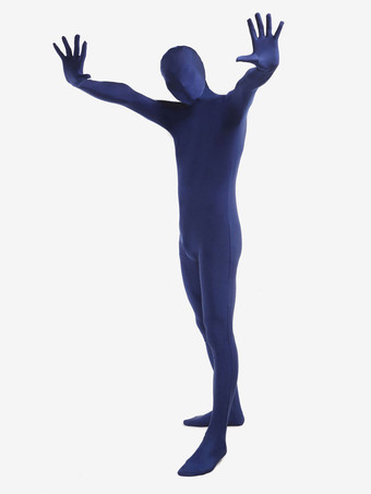全身タイツ　ダークブルータイツ　カラータイツ　ピュア　透明人間　ニンジャ　舞台　演劇　仮装　変装　パーティー衣装　イベント　宴会　コスチューム