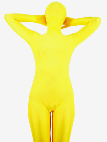 全身タイツ　イエロータイツ　カラータイツ　ピュア　透明人間　ニンジャ　舞台　演劇　仮装　変装　パーティー衣装　イベント　宴会　コスチューム