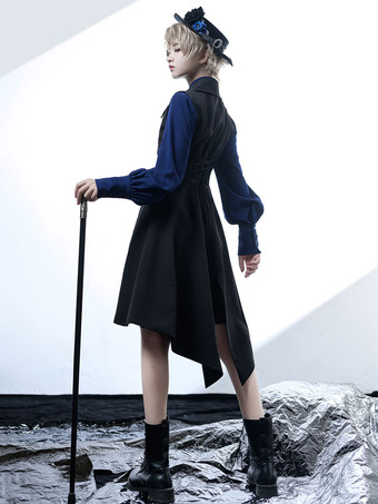 ゴスロリ ブラウス 長袖 ロリータ トップ ブラウス ロリータ シャツ グレー