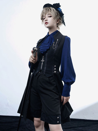 ゴスロリ ブラウス 長袖 ロリータ トップ ブラウス ロリータ シャツ グレー