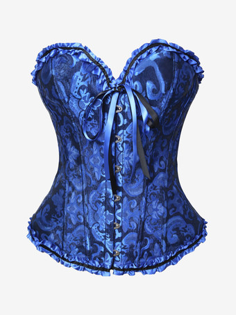 ビスチェ，２点セット　T-バック＆ビスチェ　レース付き 下着 バストアップ 新作 セクシー 編み上げタイプ コルセット ハロウィン　コスプレ　コスチューム　