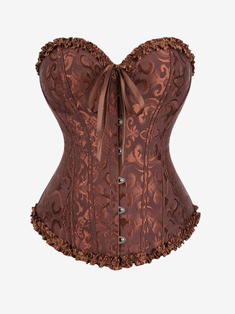 ビスチェ，２点セット　T-バック＆ビスチェ　レース付き 下着 バストアップ 新作 セクシー 編み上げタイプ コルセット ハロウィン　コスプレ　コスチューム　