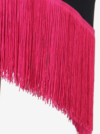 ラテンダンスコスチュームローズレディースライクラスパンデックスドレスダンスウェア