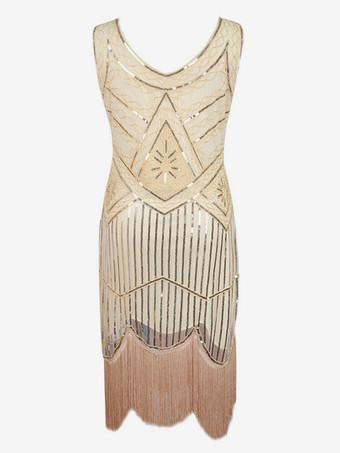 1920 年代のファッションスタイルの衣装フラッパードレスグリーンフリンジスパンコールグレートギャツビー V ネック衣装レトロ 20 s パーティードレス バーガンディ