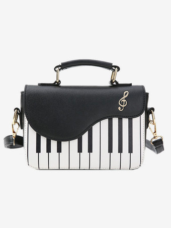 ブラック スウィートロリータバッグブラックショルダーバッグPUレザーロリータアクセサリー