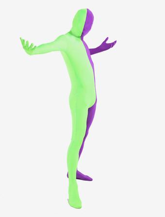 Verde Unisex Spandex Lycra Zentai Suit Halloween - Milanoo.com