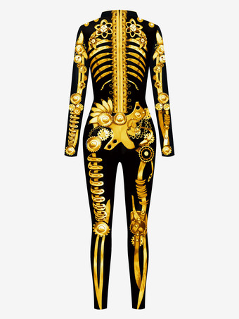 Monster Zentai Suits   Women   Zentai Jumpsuit Green Scary Skeleton   Lycra Spandex Catsuit