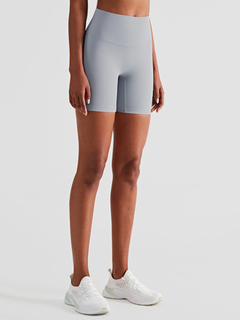 グレイヨガショーツ ハイウエスト サマー スポーツ バイカー ショーツ 女性用