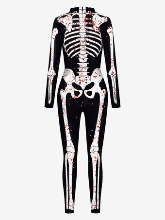 モンスター全身タイツ ハロウィン ハロウィーンのジャンプスーツの女性のぶどう紫色のハロウィーン怖いライクラスパンデックスキャットスーツZentai