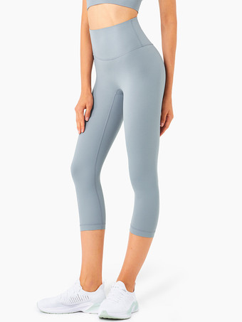 グレイヨガ カプリ パンツ ナイロン ハイウエスト ランニング スポーツ レギンス 女性用