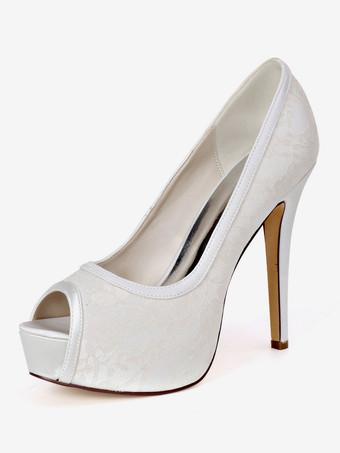 Platform best sale bridal shoes