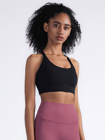 ヨガブラ ナイロン ランニング スポーツ ノースリーブ トップ 女性用