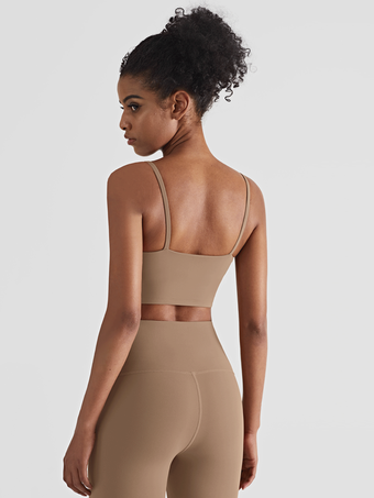 ヨガブラ ライクラスパンデックス ノースリーブ ランニングトップ 女性用