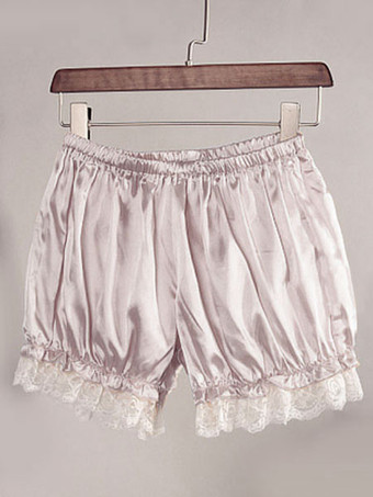 ピンクロリィタパンツ 可愛い 快適 シルクライク パーティー　