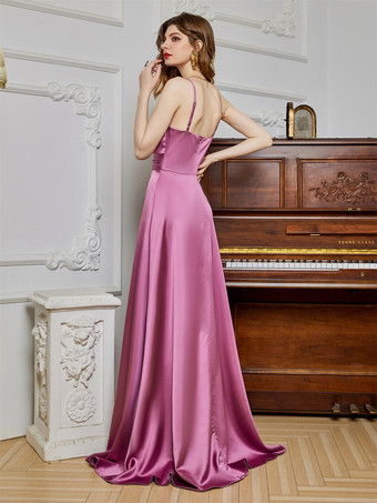 ノースリーブ ドレス V ネック バッククレス 誕生日パーティー プロム マキシ ドレス