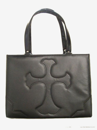 ロリータバッグ，全４色　十字架　ハンドバッグ　PVC　カジュアル　