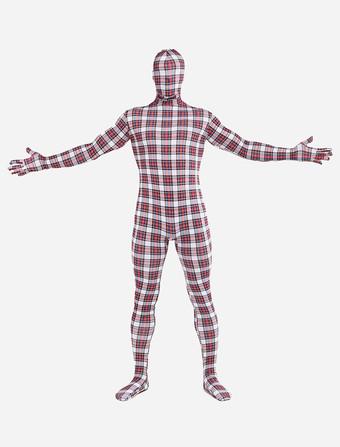 Full Body Lycra Spandex Bodysuit(m, Red)