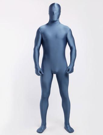 Morph Suit Blue Zentai Suit Full Body Lycra Spandex Bodysuit - Milanoo.com