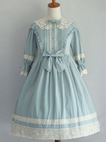 CelesteSweet Lolita OP Dress Increspature nere Lolita Abiti di un pezzo