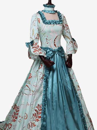 Sky Blue Victorian Dress