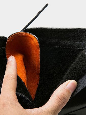 ブラックアンクルブーツ女性ポインテッドトゥレースアップハイヒールブーティー