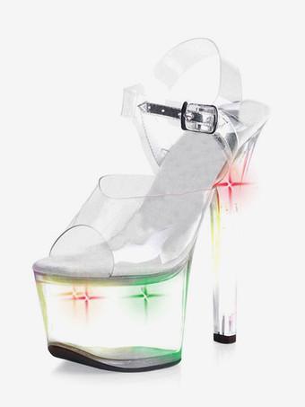 Clear stripper shoes online