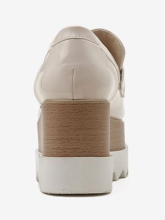 Mocassins Femme avec Bout Rond à Lacets Tricolores