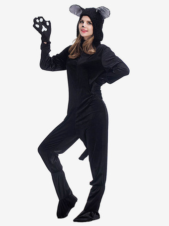 着ぐるみパジャマ 猫 女性用 靴カバー ジャンプスーツ 手袋 男女兼用 コスチューム ハロウィン