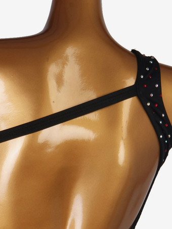 ラテンダンスコスチューム黒人女性のライクラスパンデックスドレスダンスウェア