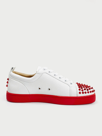 Zapatillas de hombre con punta redonda y cordones en la parte delantera y trasera Zapatillas con pinchos Exclusivo de Milanoo