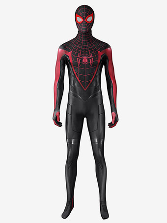 Unisex Spiderman Costumes Adult's Polyester Fiber Costumes Hood Full Body Lycra Spandex