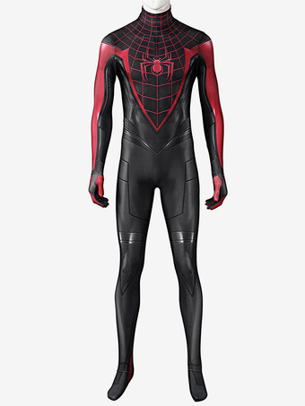 ユニセックス スパイダーマン コスチューム 大人用 ポリエステル繊維 フード付き 全身ライクラ スパンデックス
