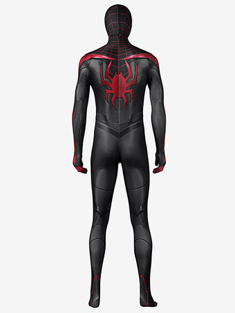 ユニセックス スパイダーマン コスチューム 大人用 ポリエステル繊維 フード付き 全身ライクラ スパンデックス