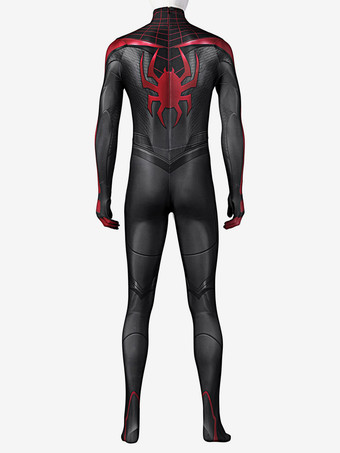 ユニセックス スパイダーマン コスチューム 大人用 ポリエステル繊維 フード付き 全身ライクラ スパンデックス