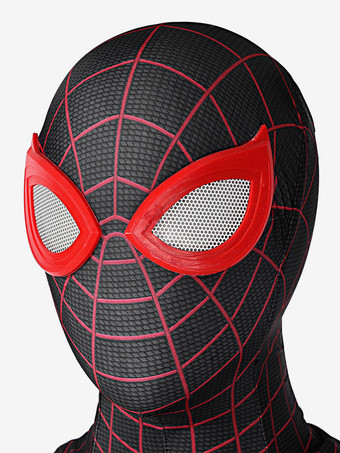 ユニセックス スパイダーマン コスチューム 大人用 ポリエステル繊維 フード付き 全身ライクラ スパンデックス