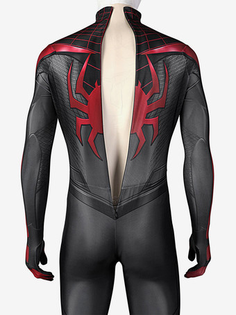 ユニセックス スパイダーマン コスチューム 大人用 ポリエステル繊維 フード付き 全身ライクラ スパンデックス