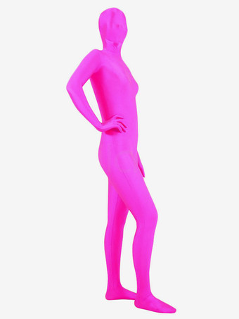 全身タイツ　フクシア　カラータイツ　ピュア　透明人間　ニンジャ　舞台　演劇　仮装　変装　パーティー衣装　イベント　宴会　コスチューム