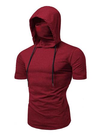 Stylish hooded t discount shirt