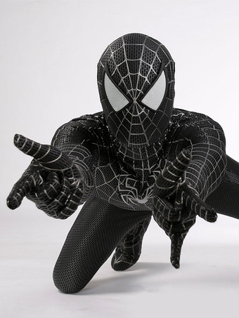 マーベルコミックコスプレブラックスパイダーマンコスプレ衣装