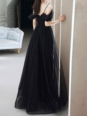 イブニングドレス Aライン ストラップレス マキシレングス ノースリーブ レースアップ レース 社交ページェントドレス