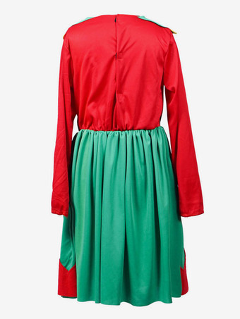 Costume Elfe De Noël Enfants Robes Chapeau Filles Déguisements Noël Cadeau Enfant