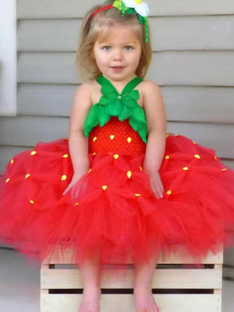 クリスマスレッドポリエステルファイバークリスマスホリデーパーティードレスのキッズチュニックドレス