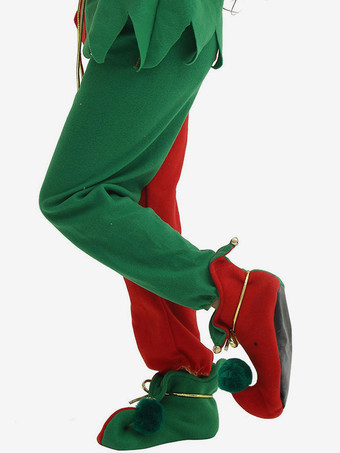 キッズクリスマスコスチュームレッドポリエステルファイバーシルクハットパンツ3ピースセットクリスマスホリデーコスチューム