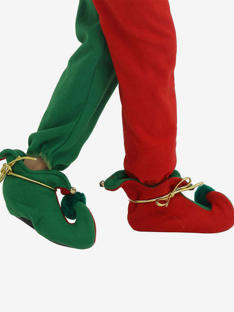 キッズクリスマスコスチュームレッドポリエステルファイバーシルクハットパンツ3ピースセットクリスマスホリデーコスチューム