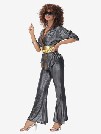 ブラック 90 年代レトロ コスチューム レディース ヒップ ポップ コスチューム 衣装