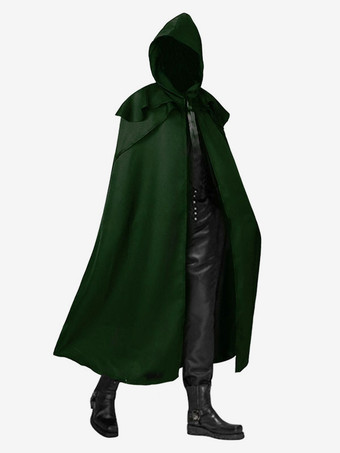 グリーン ケープマントポリエステル大人用コスチュームアクセサリー