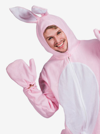 着ぐるみパジャマワンジーハロウィン大人用ピンクポリエステルジャンプスーツ着ぐるみコスチューム