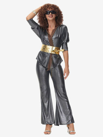 ブラック 90 年代レトロ コスチューム レディース ヒップ ポップ コスチューム 衣装