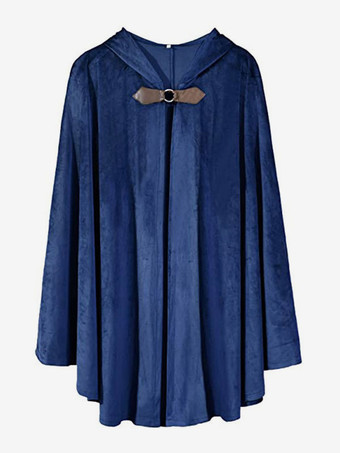 ブラック ヴィンテージ レトロ 中世 鹿 スエード ケープ ハロウィン レトロ バトル ウォリアー コスチューム ケープ